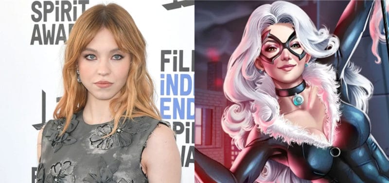 Sydney Sweeney_ black cat