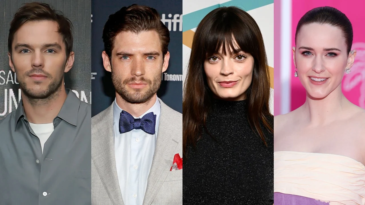 Nicholas-Hoult-David-Corenswet-Emma-Mackey-Rachel-Brosnahan-Split-Getty-H-2023