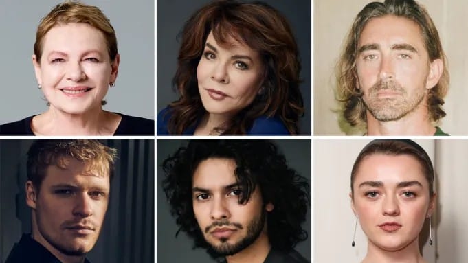 Dianne-Wiest-Stockard-Channing-Lee-Pace-Maisie-Williams-Xolo-Mariduena-and-Solly-McLeod